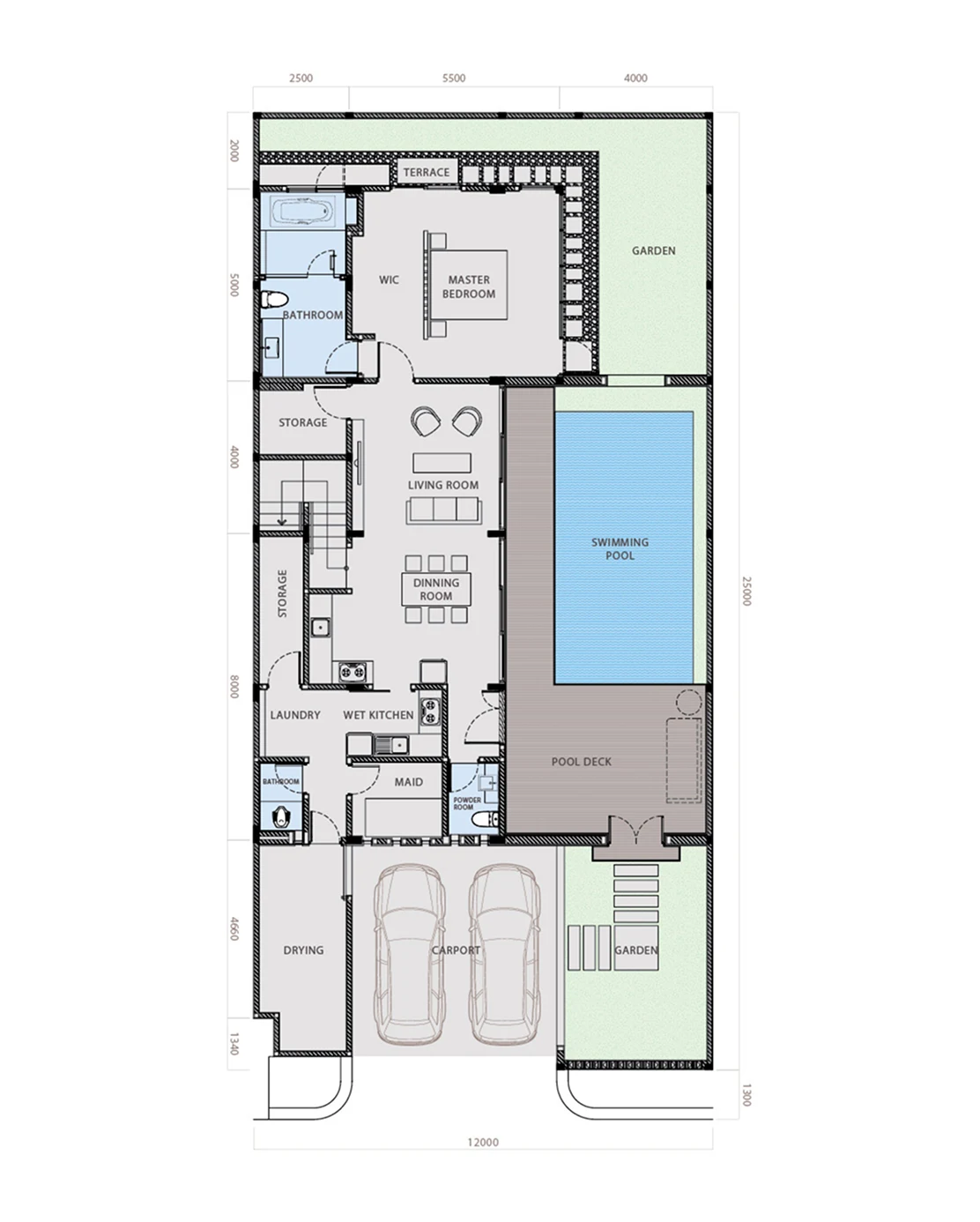 Ground Floor — Cluster Nivata — Villa Giri