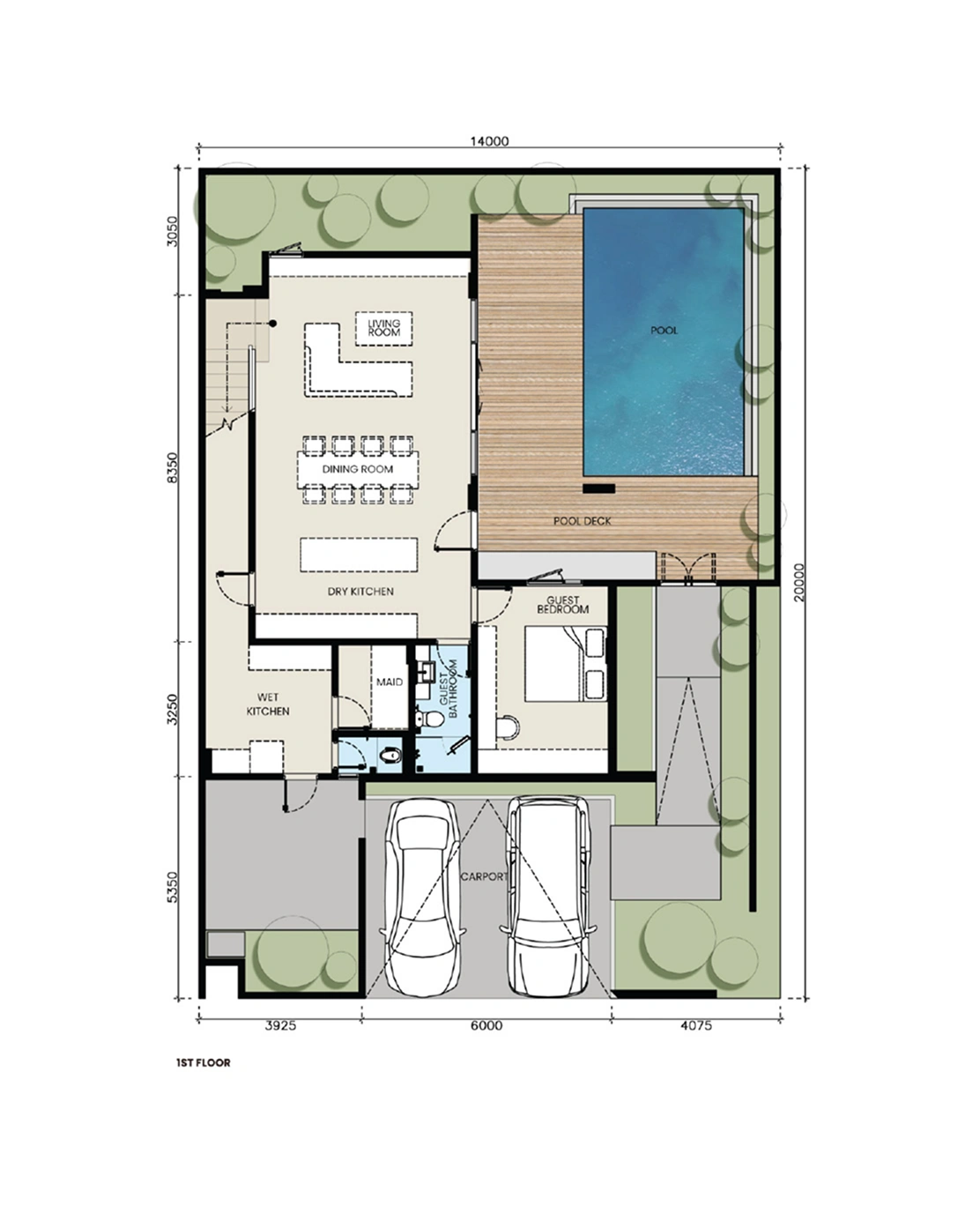 Ground Floor — Cluster Resvara — Villa Kirana